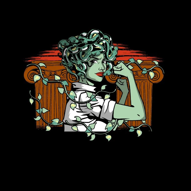 Ancient God Greek Medussa Mythology