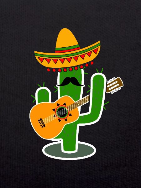 Cactus Sombrero Guitar