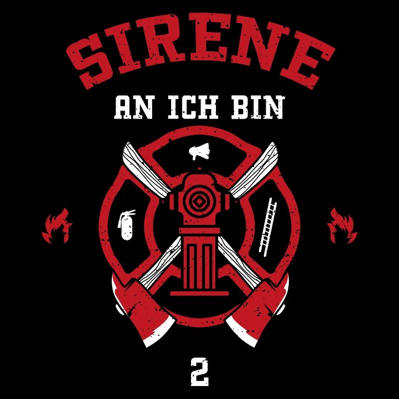 Sirène An Ich bin 2 - Pompier