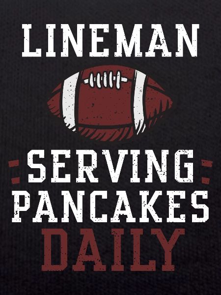 Lineman Serving Pancakes Daily