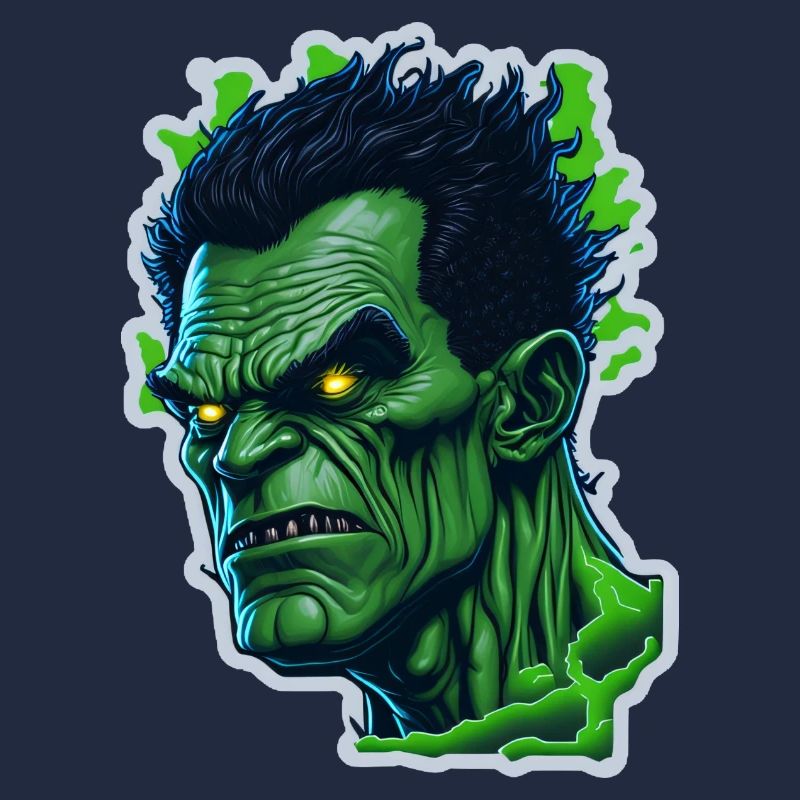 Monstre vert d’Halloween 4