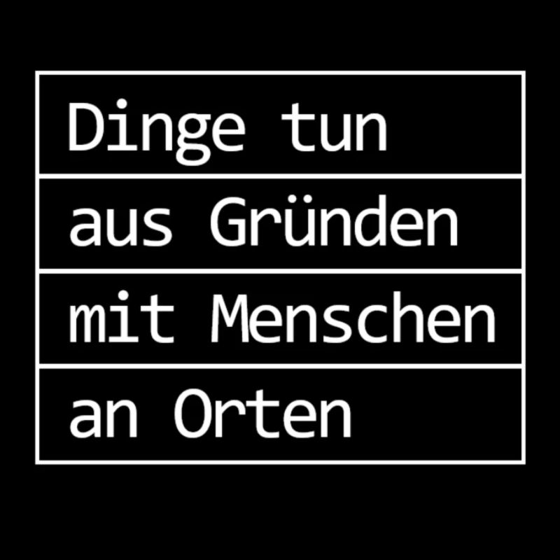Dinge tun