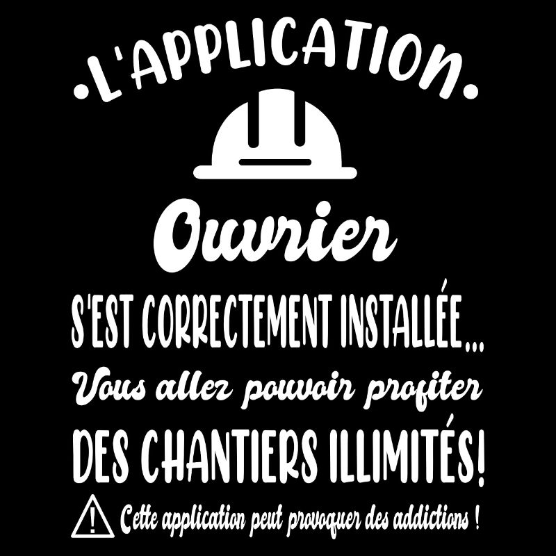 L'application ouvrier s'est correctement installée