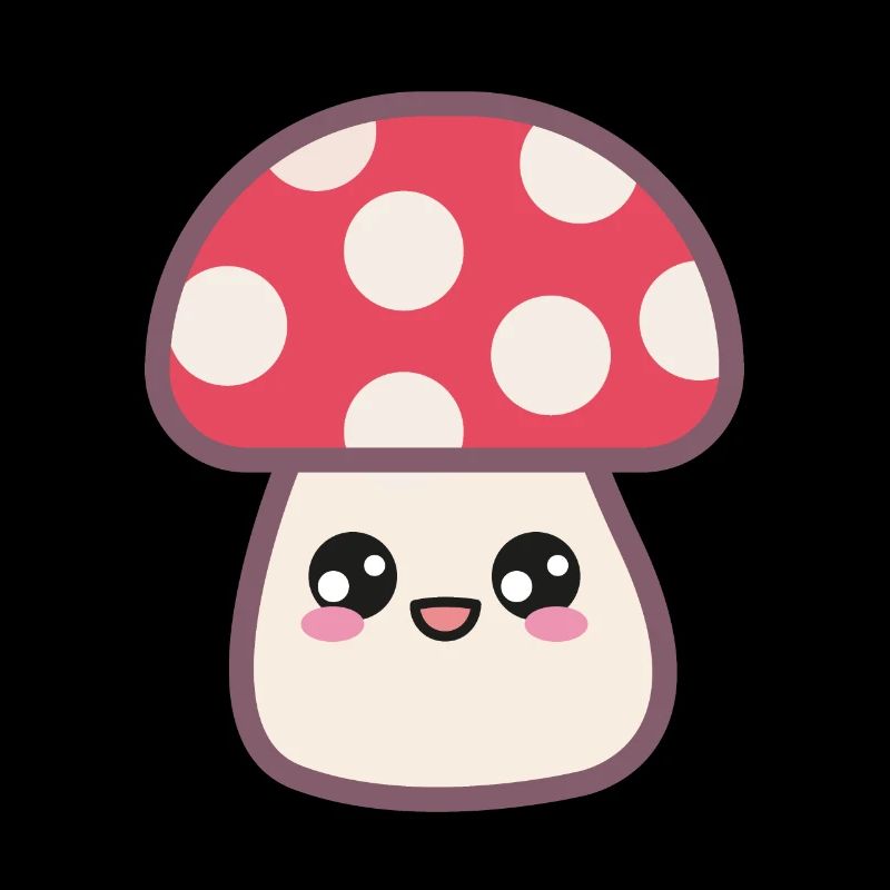 Champignon à mouches Doux Kawaii