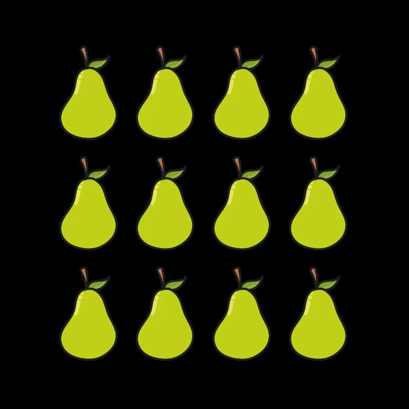 Pear pattern fruit