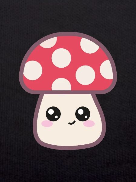 Champignon Mignon Dessin Kawaii