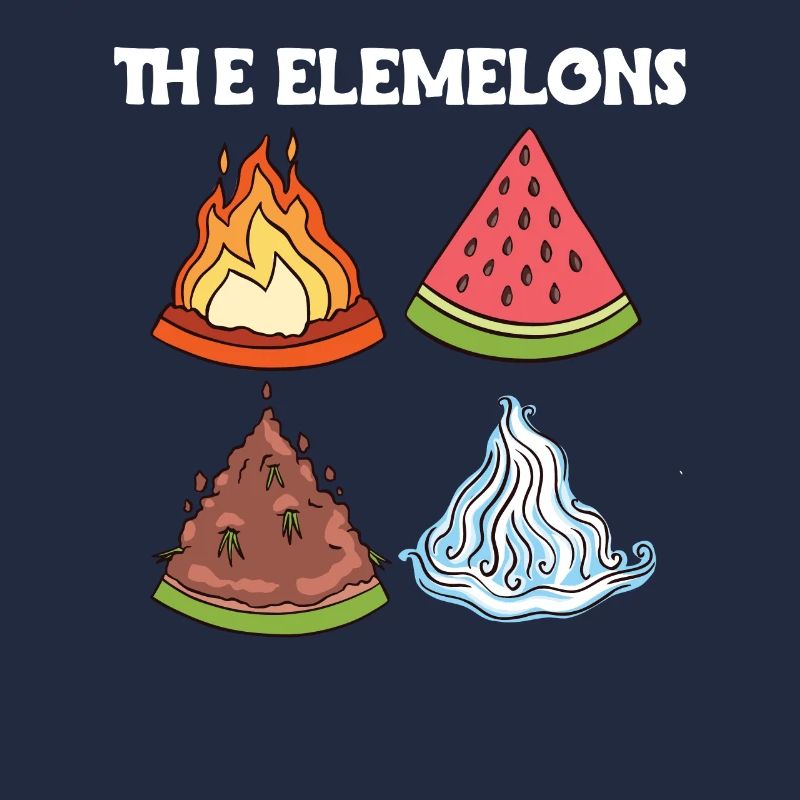 Les melons Elemelons dans les quatre éléments