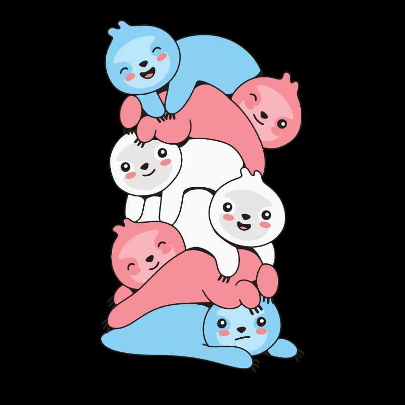 Transgender Flag Trans Pride LGBTQ Faultier