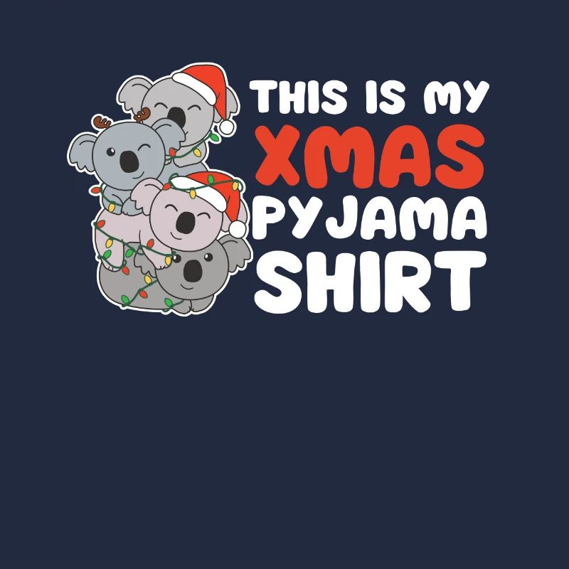 Koala Arbre de Noël Pyjama de Noël