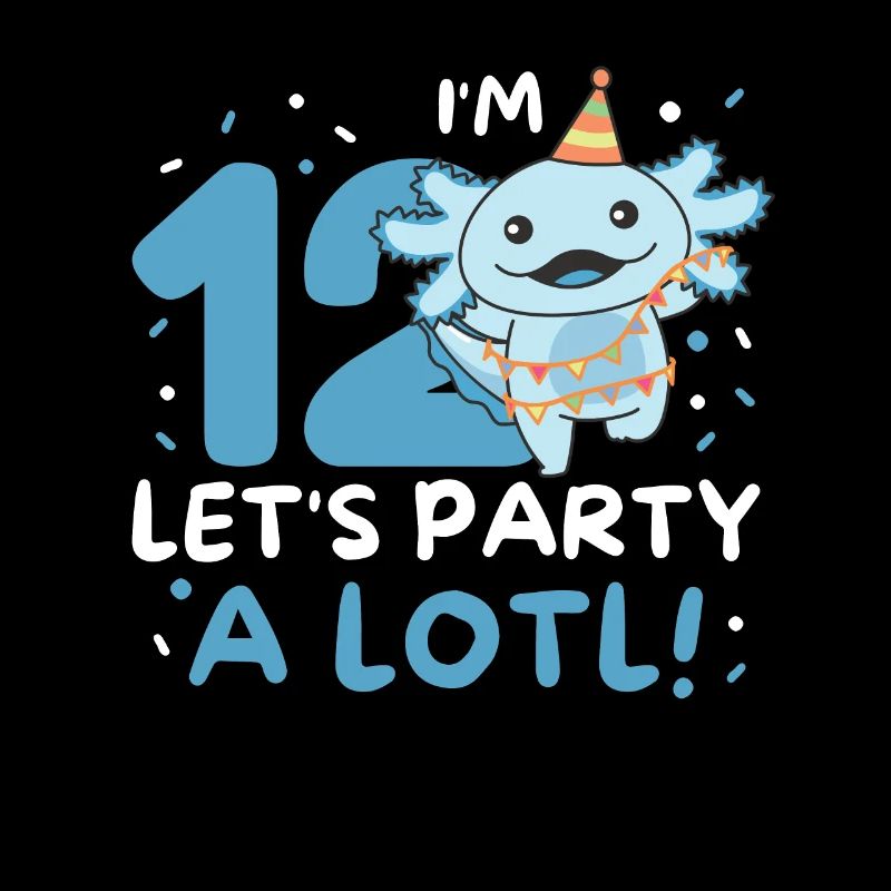12ème anniversaire Axolotl douze ans doux Axolotls