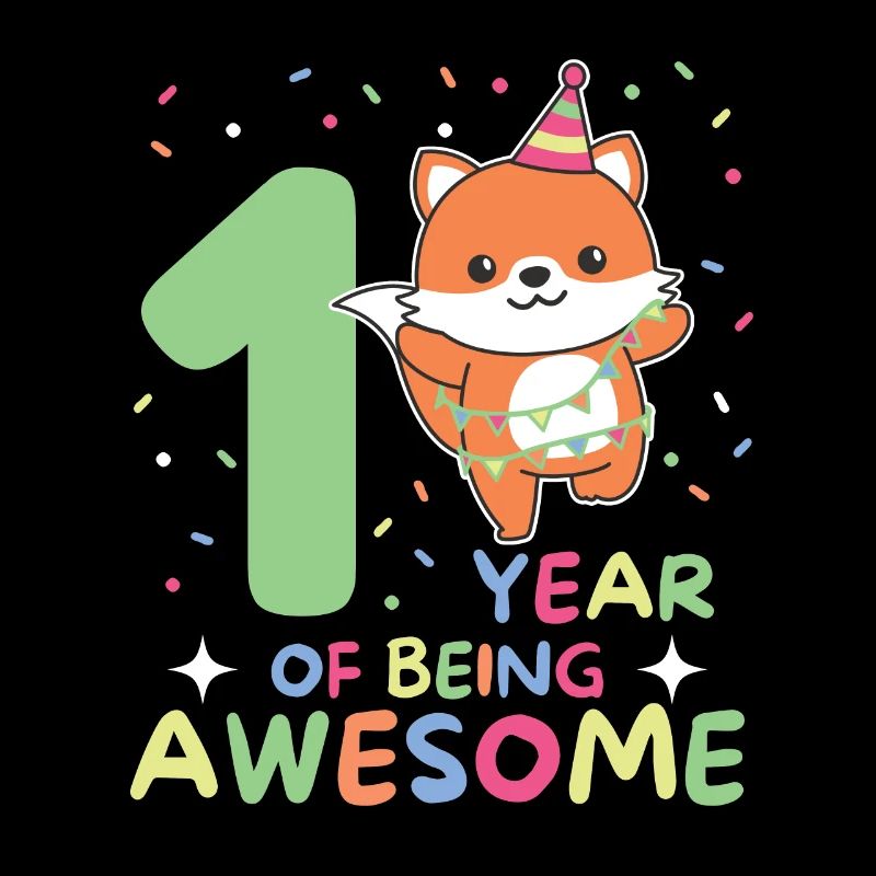 Fox pour le 1er anniversaire des enfants d’un an