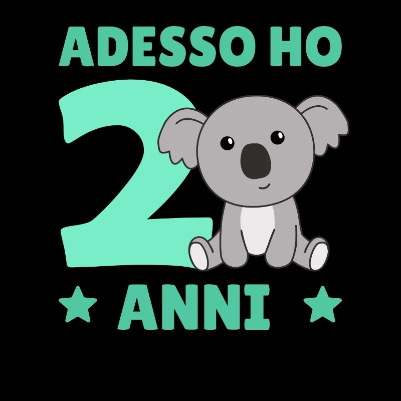 Children 2nd birthday Koala Adesso ho 2 anni