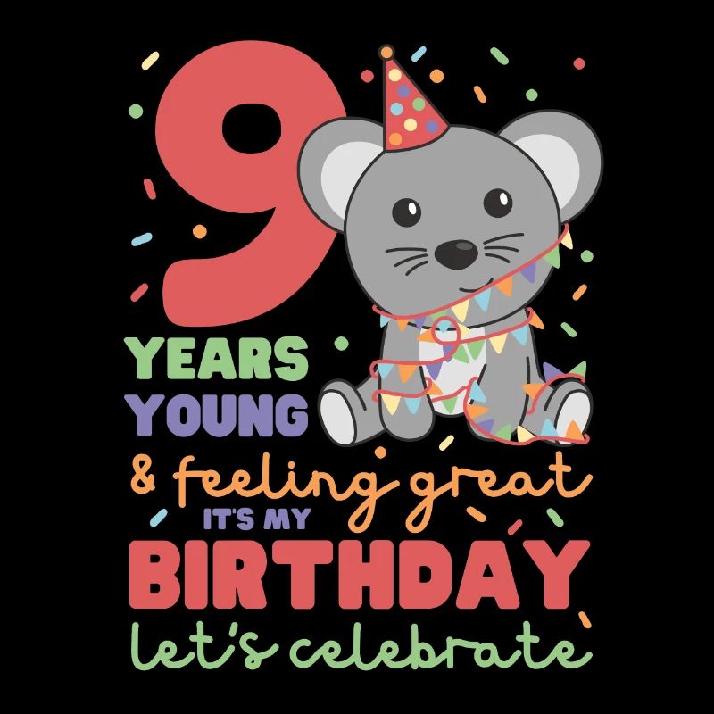 Mouse for 9th birthday children nine years old