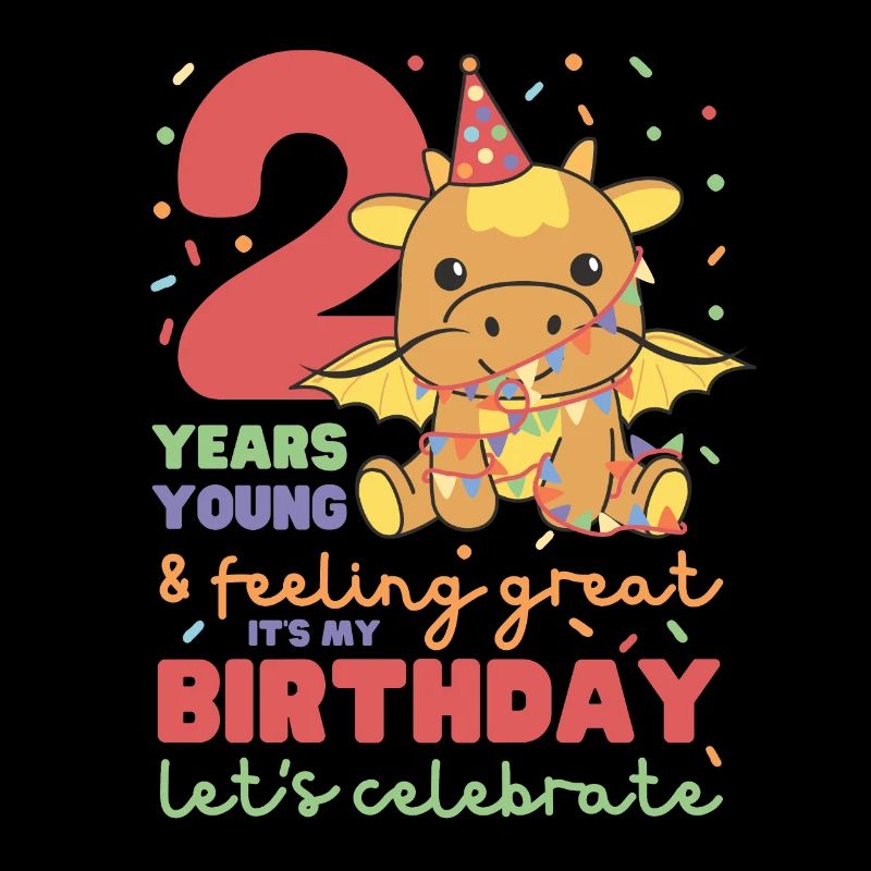 Dragon for 2nd birthday children two years old