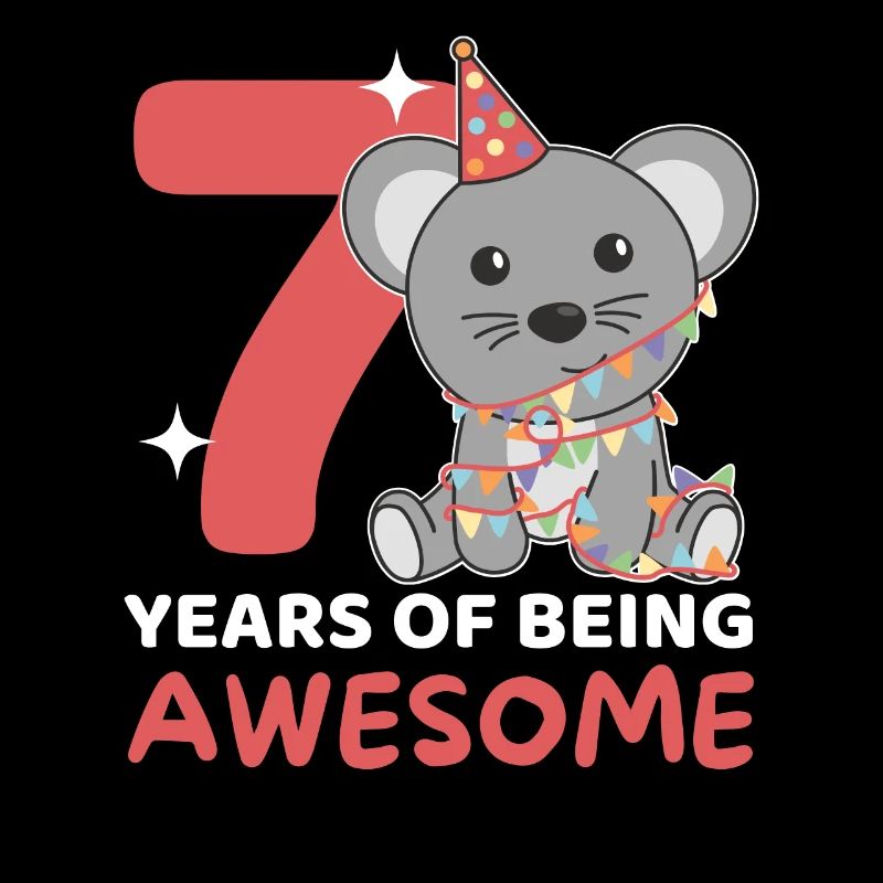 Mouse for 7th birthday children seven years old