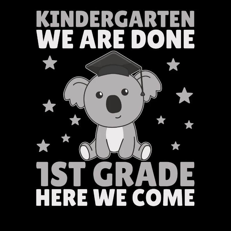Kids Kindergarten graduate Koala 1st grade