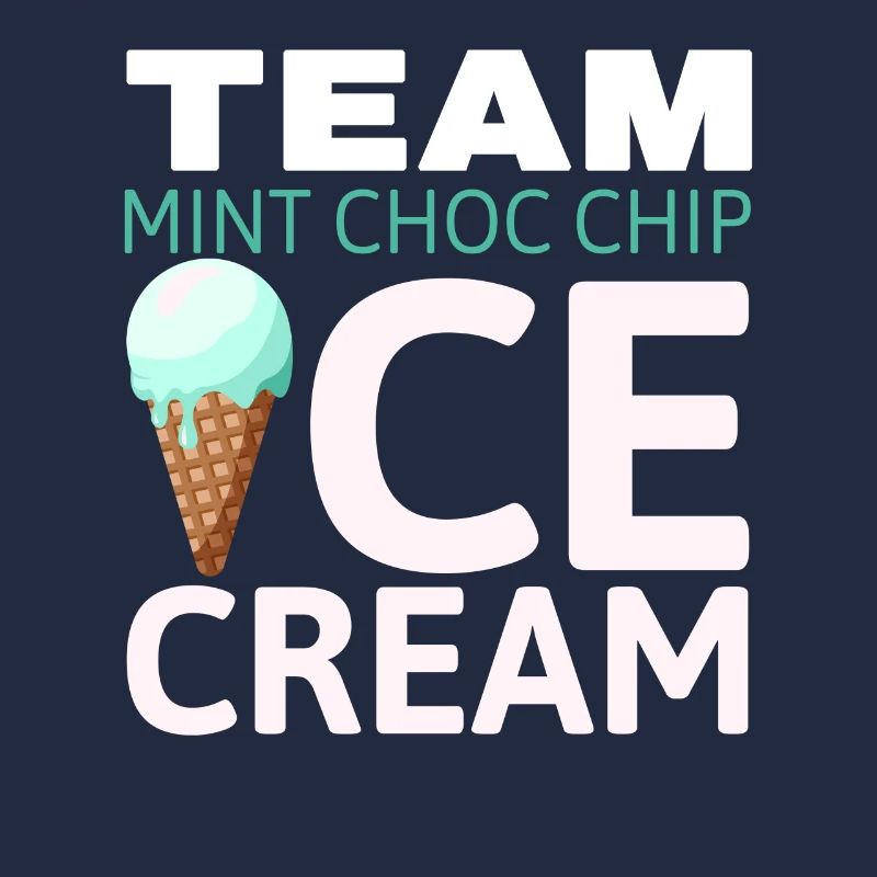 Team Mint Choc Crème glacée Cornet Crème glacée Crème glacée
