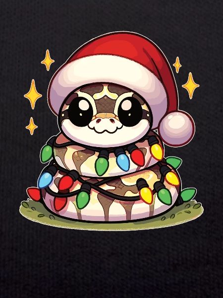 Weihnachtsmütze Weihnachten Lichterkette Python