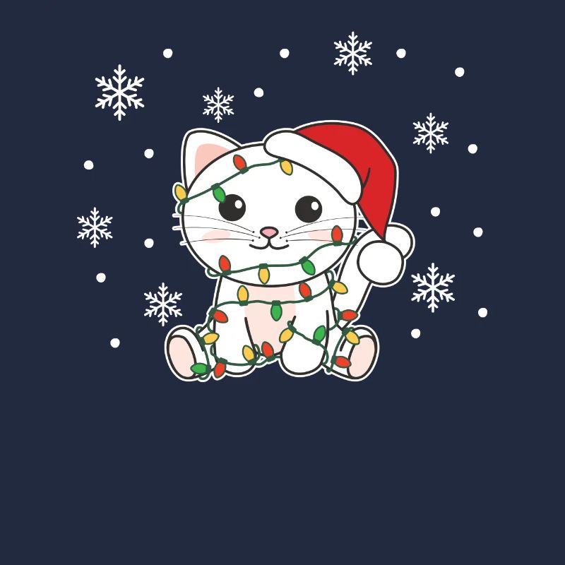 Chat, Noël, Hiver, Animaux, Chats