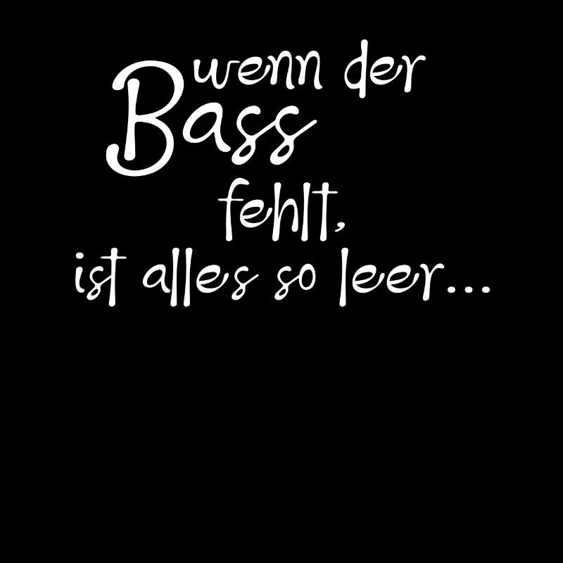 Si la basse manque, tout est si vide -