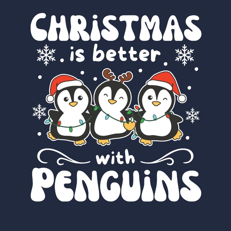 Weihnachten ist besser mit Pinguine