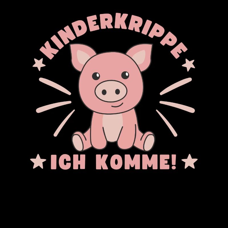 Nursery I'm Coming Nursery Child Pig
