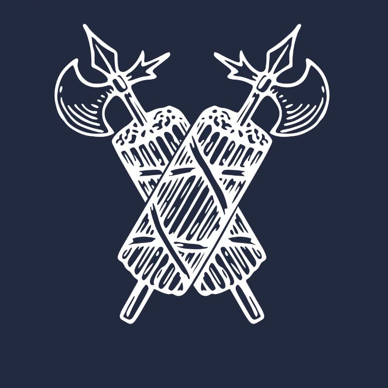 Symbole des faisceaux romains avec double hache -