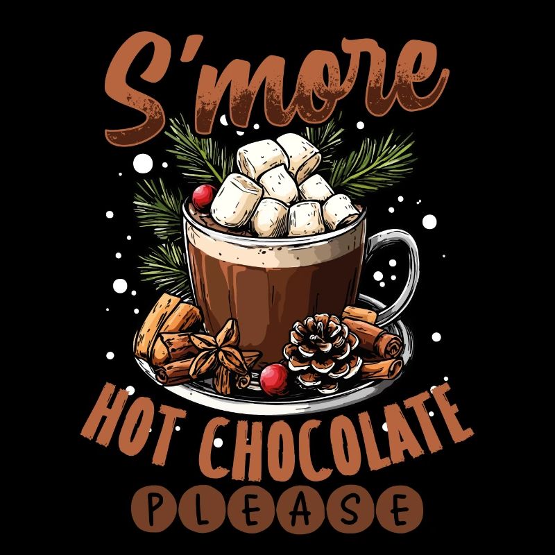 S'more Hot Chocolate Please Funny Hot Cocoa