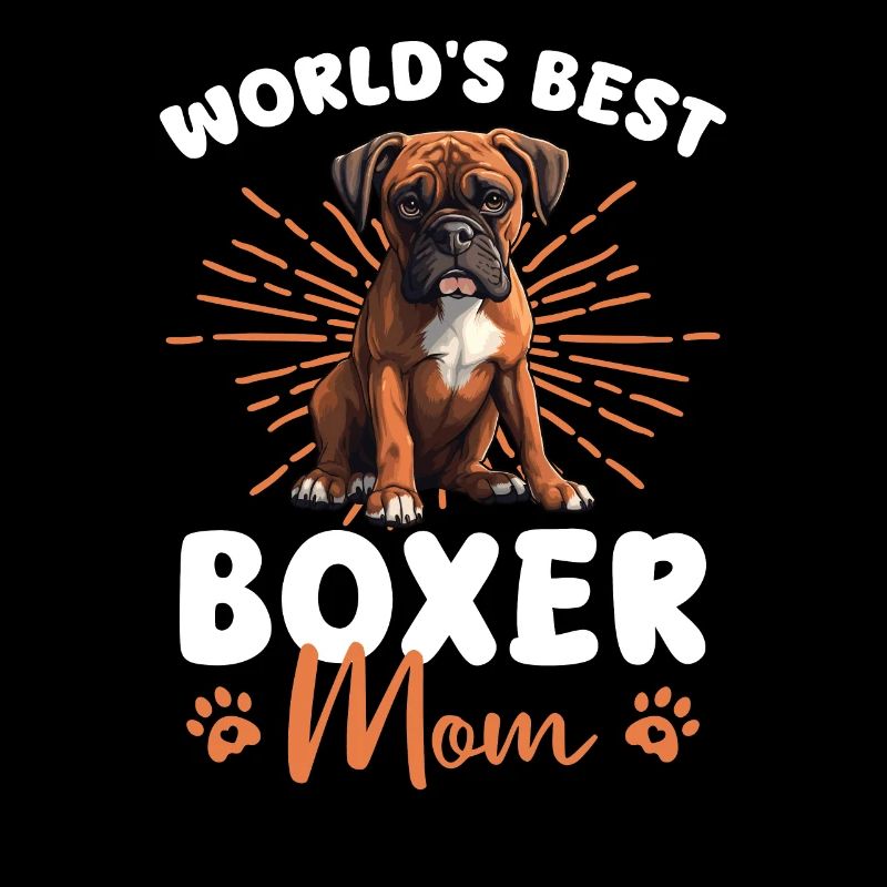Boxer Chien Groovy Boxer Maman