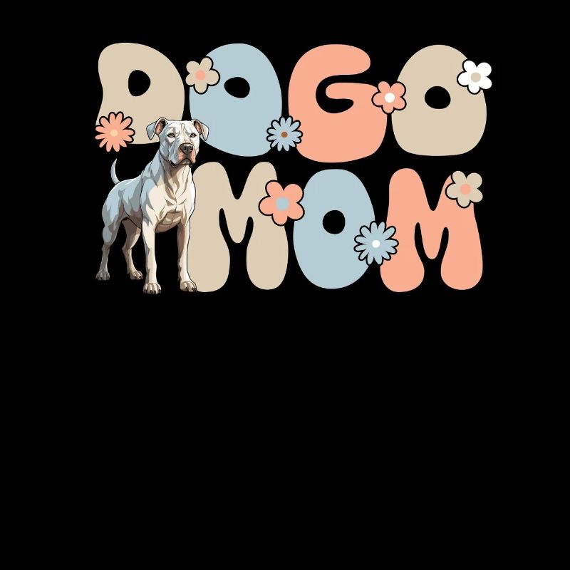 Dogue Argentino Chien Groovy Dogo Mom