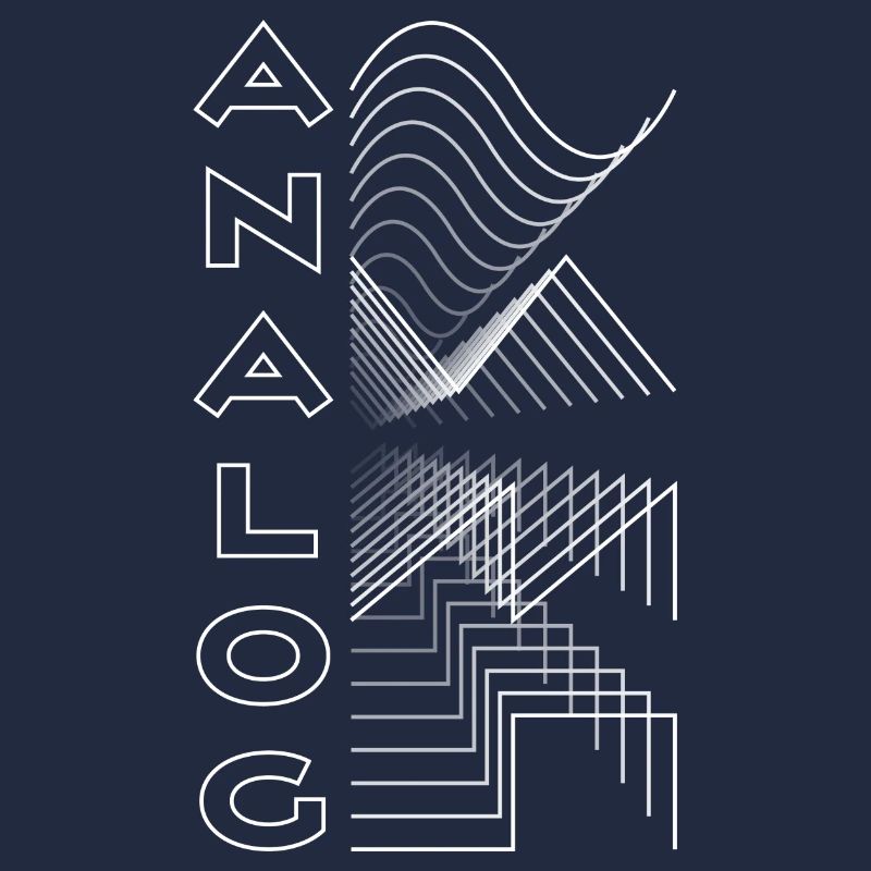 Analogique Waveform Audio Digital Design Modular Gift