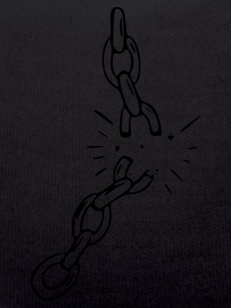 Broken chain gift