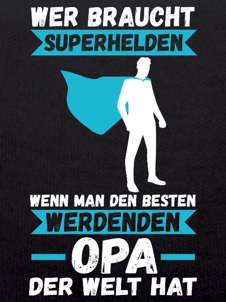 Werdender Großvater Opa