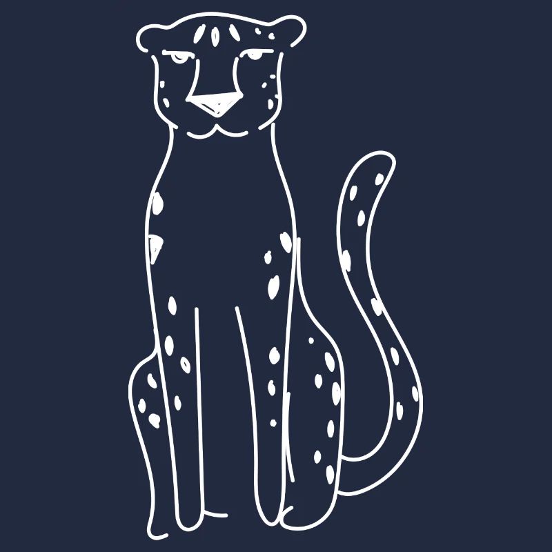 Joli guépard, chat sauvage, aventure dans la