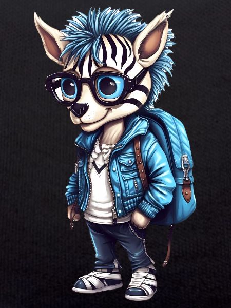 Cute Zebra Cartoon