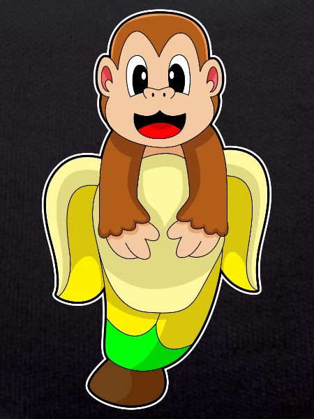Affe Banane