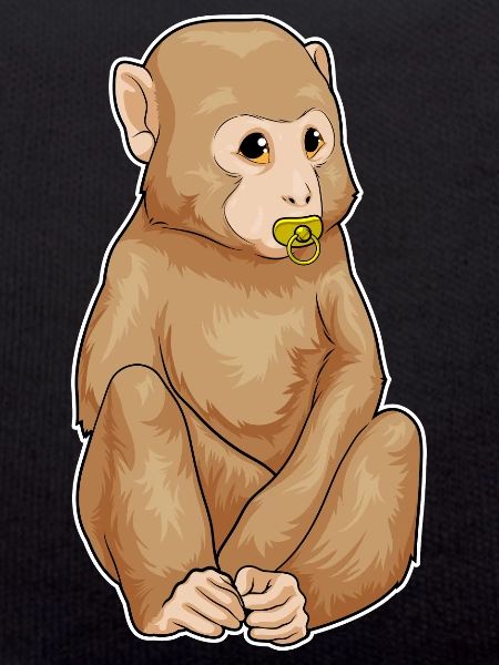 Tétine pour bébé singe