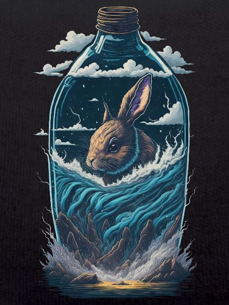 Bouteille de lapin