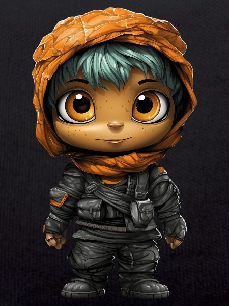 Halloween Spooky Cartoon Mummy