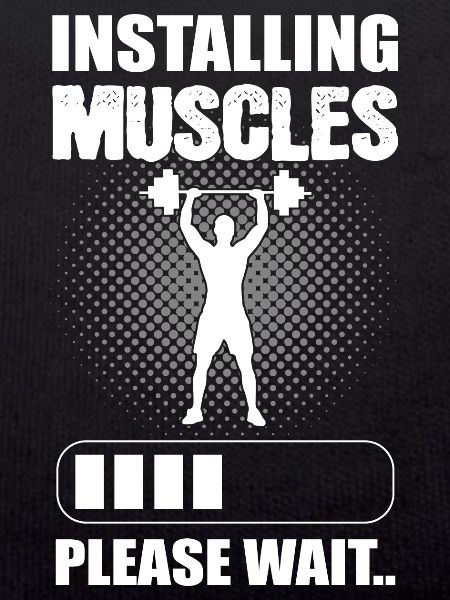 Installing Muscles Please Wait Bodybuilder