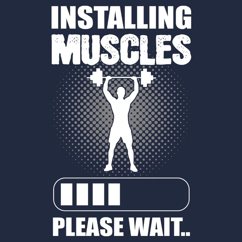 Installing Muscles Please Wait Bodybuilder