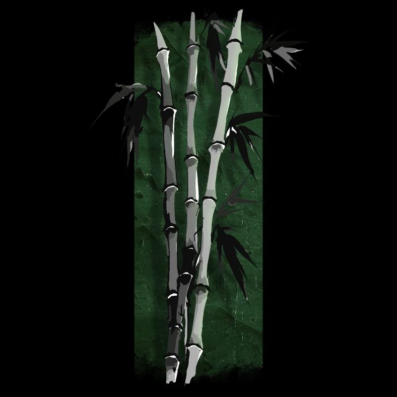 Zen Tranquility: Elegant Bamboo Grove