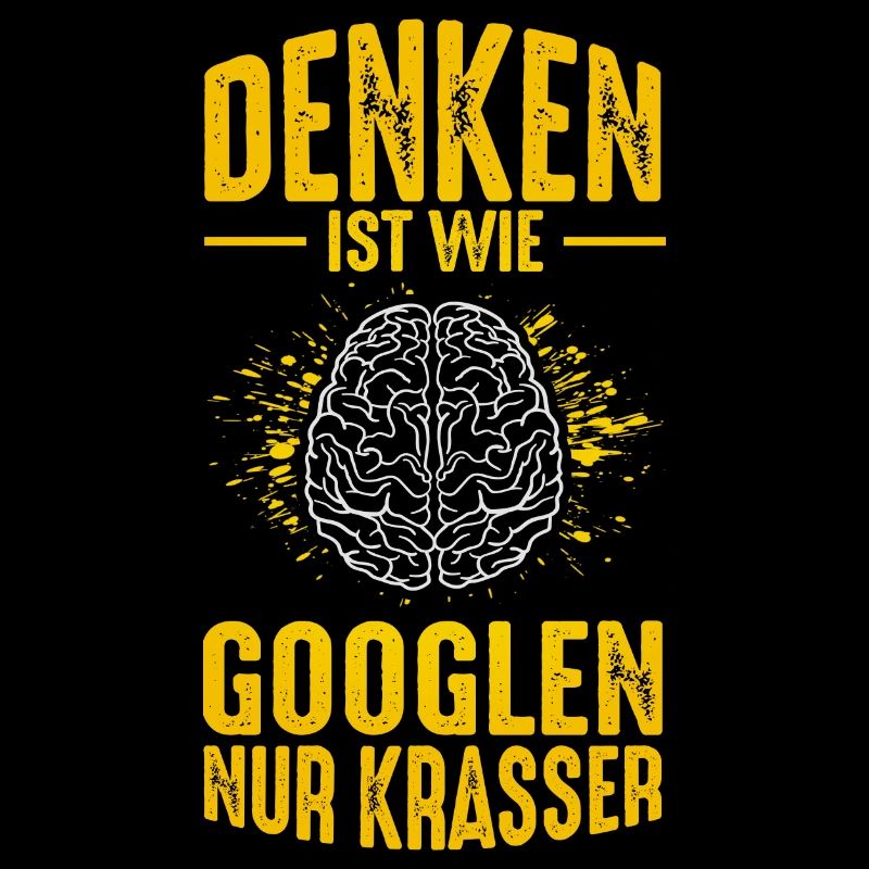 Thinking is like googling only crass brain students