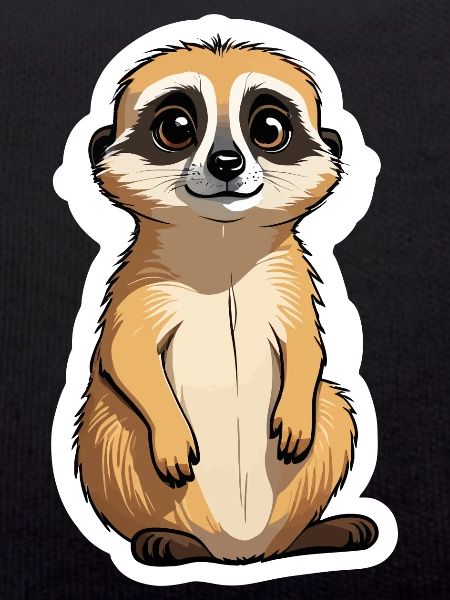 Erdmännchen Niedlich Illustration