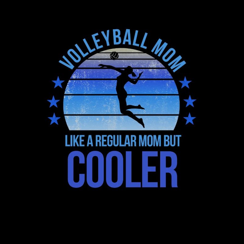 Volleyball Mama Spieler Fan Muttertag Geburtstag