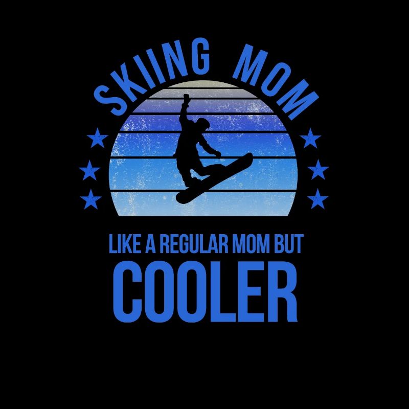 Snowboarden Mama Snowboarden Muttertag