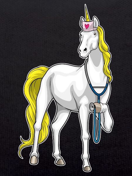Stéthoscope d’infirmière licorne