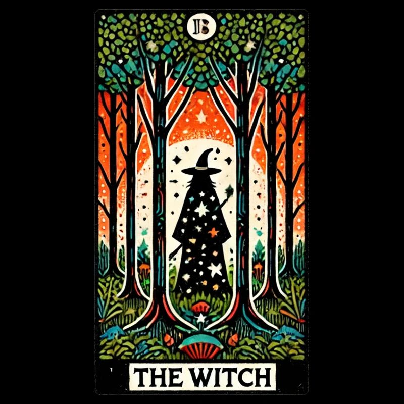 Die Hexen-Tarotkarte