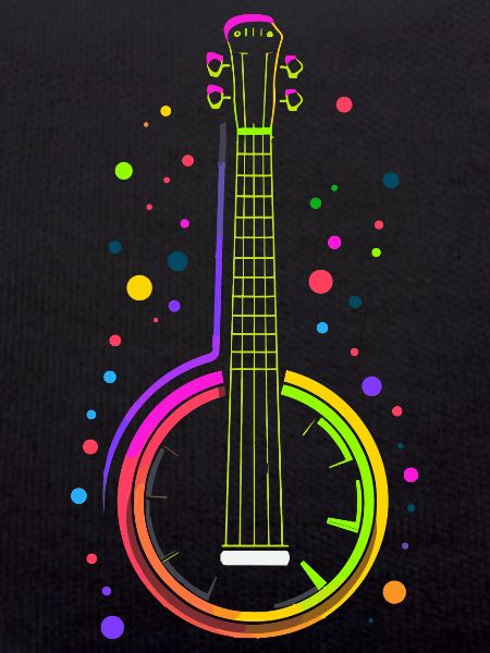 Banjo Cartoon Stil