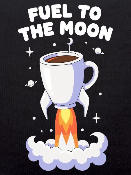 Coffee Rocket Moon Flight